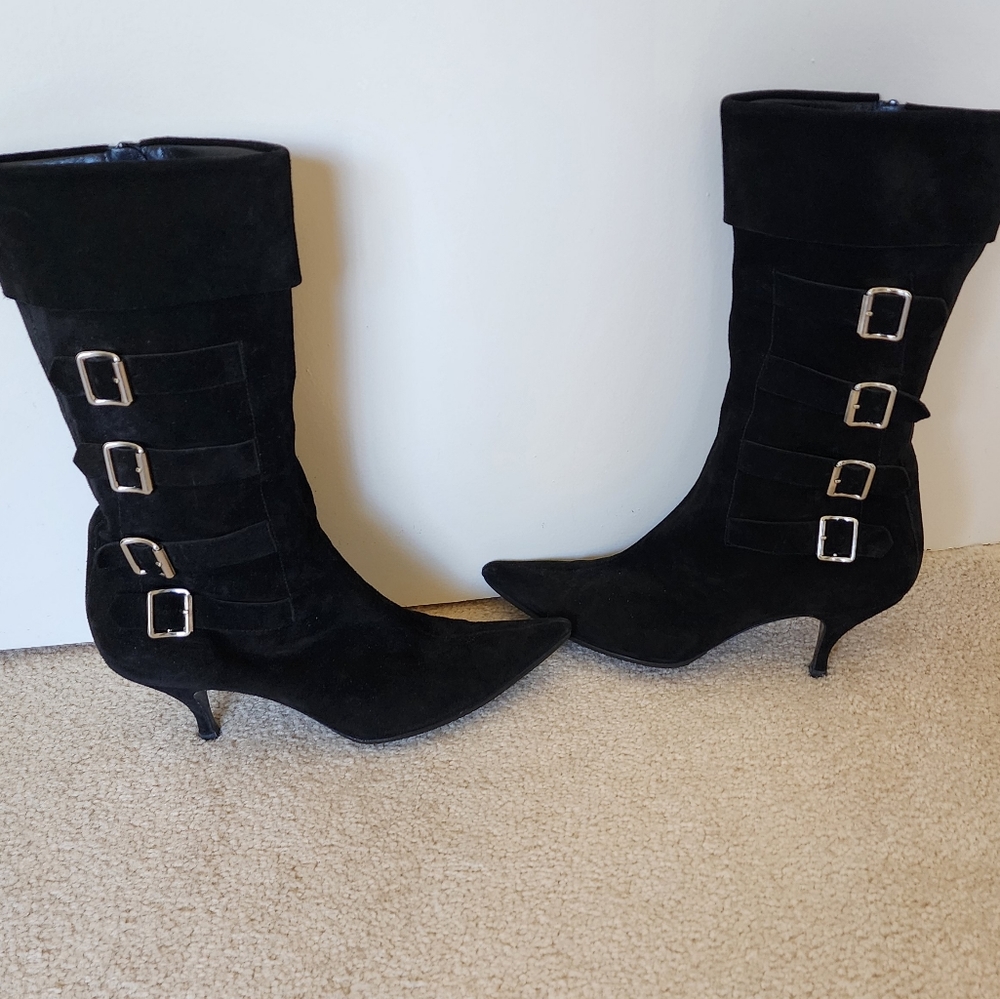 Marc Jacobs genuine suede boots 8